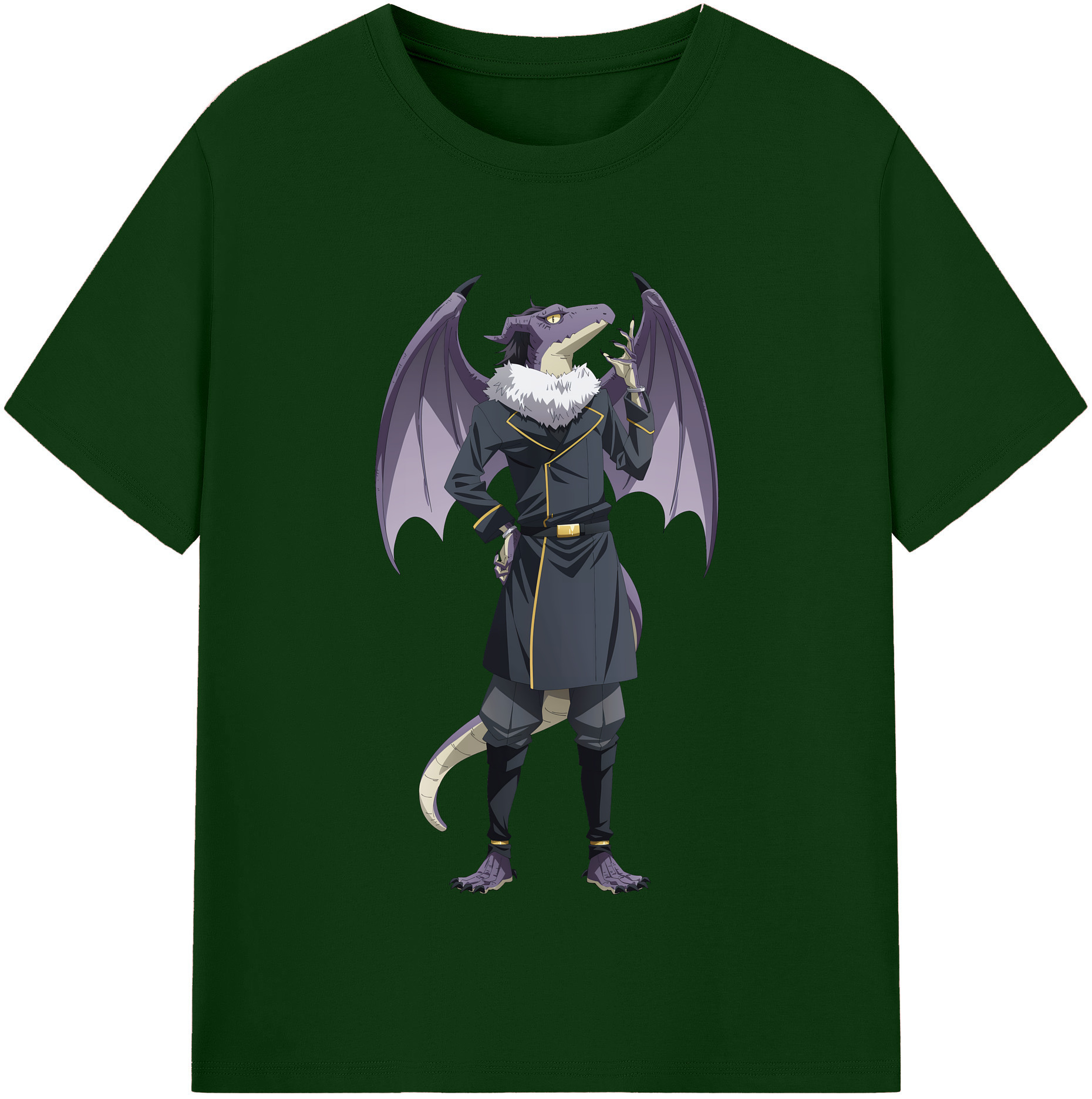 （画像用） 転スラ Regarding Reincarnated to Slime 綿100％半袖Tシャツ（フロントプリント）